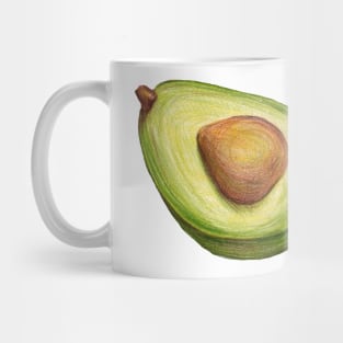 Avocado. color pencil Mug